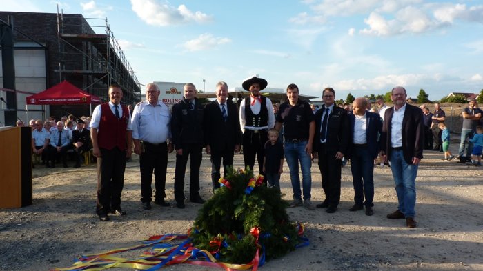Richtfest beim neuen Feuerwehrhaus