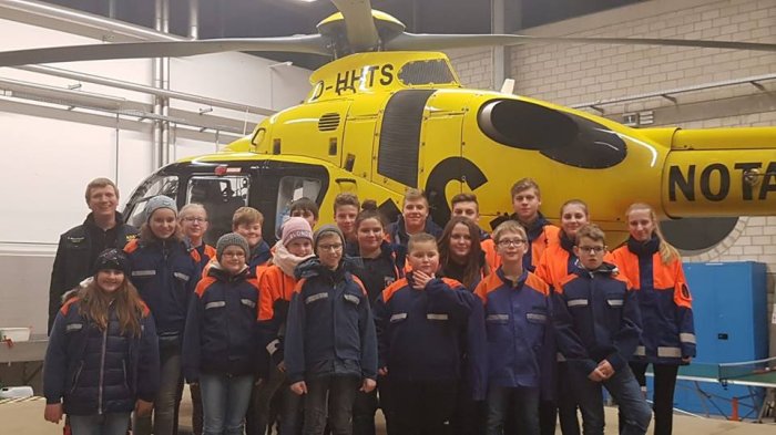 Jugendfeuerwehr zu Besuch in Rheine