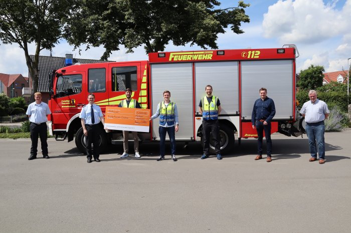 Fa. Amazon spendet der Feuerwehr Emsbüren 5.000 €