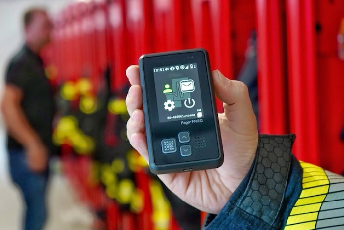 Neuer F.R.E.D Pager im Einsatz