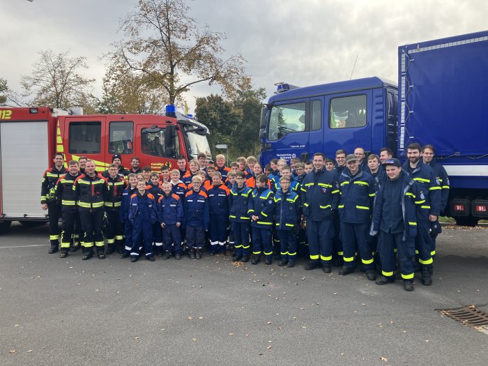  Übungstag der Jugendfeuerwehr Emsbüren und THW Jugend Lingen
